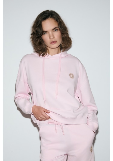 Urban Beat Elıtsa Kadın Pembe Sweatshirt Pembe