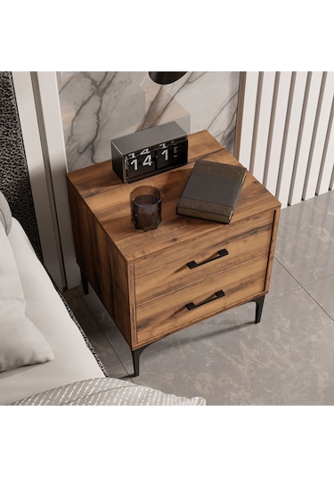 3670 Zen 2 Çekmeceli Ayaklı Komodin Hat Rengi