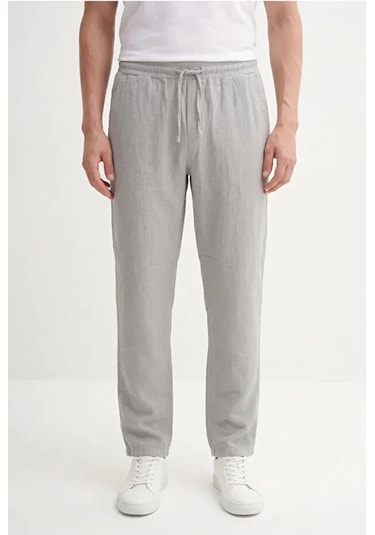Cazador Gri Erkek Keten Pantolon 04075