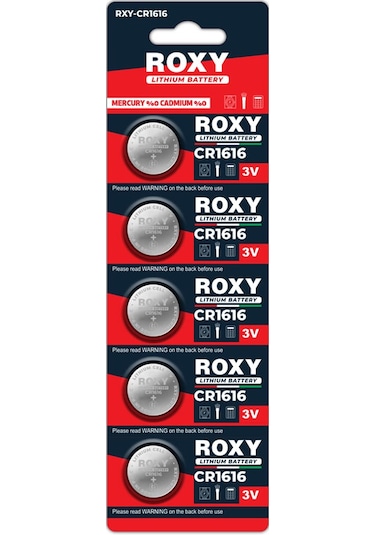 3v Lityum Cr1616 Düğme Pil 5 Li Paket