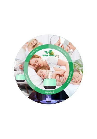 Uçucu Yağ Difüzör Aromaterapi Nemlendirici: 500ml Ultrasonik Aroma Hava Buharlaştırıcı Büyük Oda İçin Sessiz Sis Nemlendiricileri Küçük Bebek Yatak Odası İçin Uzaktan Kumanda Siyah-2pack