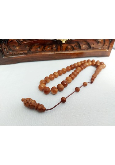 Soma Tesbih Oyma İşçilikli Kuka Tesbih 10 x 10 CM