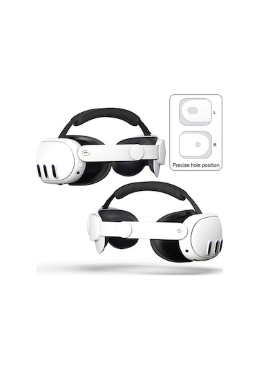 Tongxida Meta Quest 3 Kafa Kayışı - Beyaz, Kafa Basıncı Azaltıcı Ayarlanabilir Model Beyaz