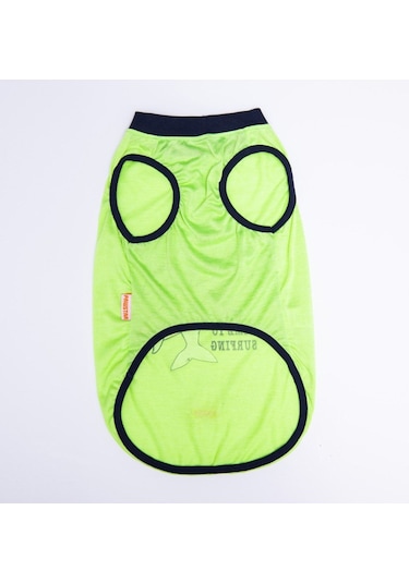 Pawstar Yeşil Shark Büyük Köpek Tişörtü Köpek Kıyafeti