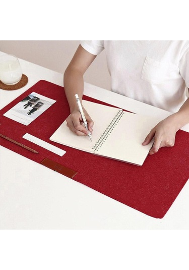 Homyl Yumuşak Mouse Pad Masa Büyük-kırmızı-şarap