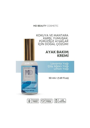 Md Beauty Ayak Kokusu Önleyici Krem 50 ML