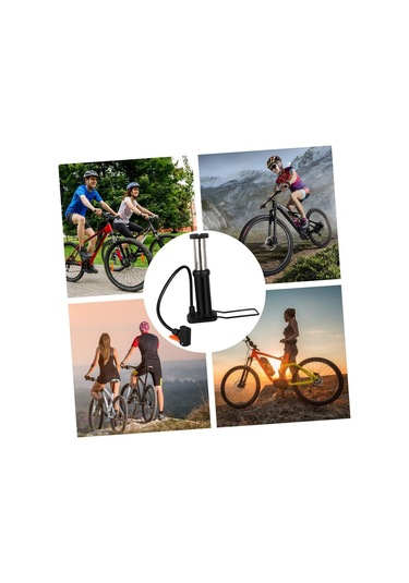 Xbyc 9662 Mini El Ve Ayak Şişirmeli Bisiklet Pompası Yüksek Basınçlı Pompa