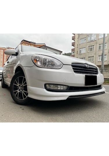 Hyundai Accent Era Custom Ön Ek Boyasız Plastik Mat Siyah