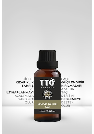Tto Thermal Kenevir Tohumu Yağı