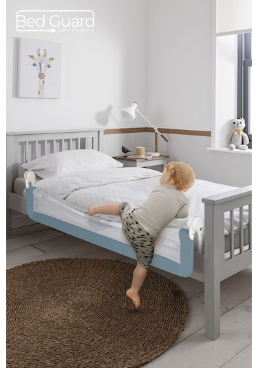 Kiwi Çocuk Yatak Koruyucu Bariyeri Ve Yatak Korkuluğu, Ekstra Dolgulu Kumaş Bed Guard 150x65