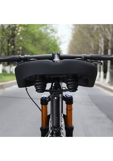 Jzcat Kalınlaşmış Yüksek Elastikiyet Bisiklet Selesi Yumuşak - Kırmızı