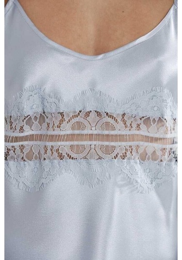 Pierre Cardin Saten Mist 3lü Kimono Şort Takımı 2490 001