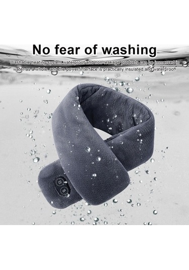 Tysm Erkekler/kadınlar İçin Akıllı Isıtmalı Şal, 3 Hızlı Sıcaklık Ve Masaj, Su Geçirmez Boyun Sargısı, 80cm, Çok Renkli, Kış İçin Çok Renkli