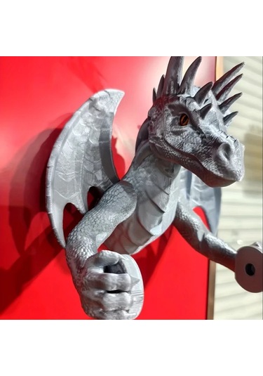 Willowhaven 1 Adet Ejderha Desenli Tuvalet Kağıdı Askısı Altın Renk Banyo Ev Ofis Yatak Odası Altın Rengi