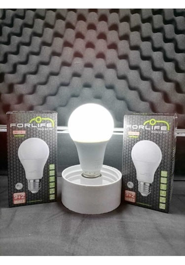 9W+2W E27 Yeşil 6500K 3 Kademeli Renkli Led Ampul