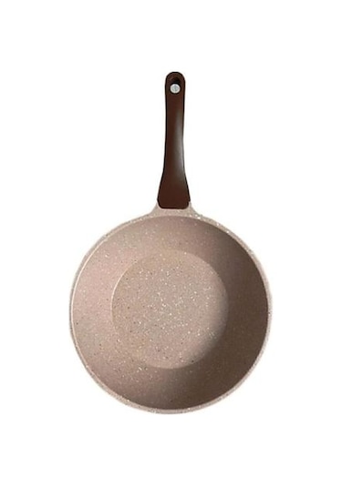 Thermoad Granit Wok Tava - Vizon - 28 Cm Vizon