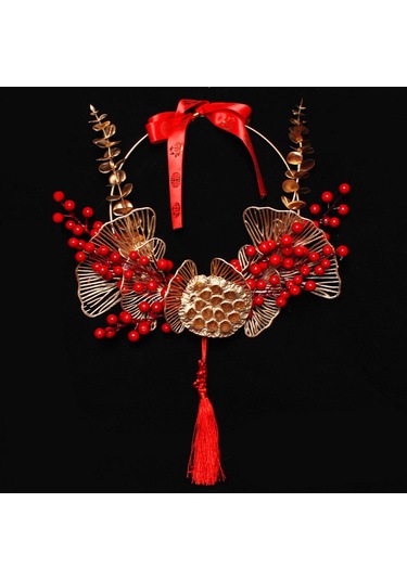 Suntek Bahar Şenliği Ön Kapı Için Geleneksel Çelengi 40x50cm