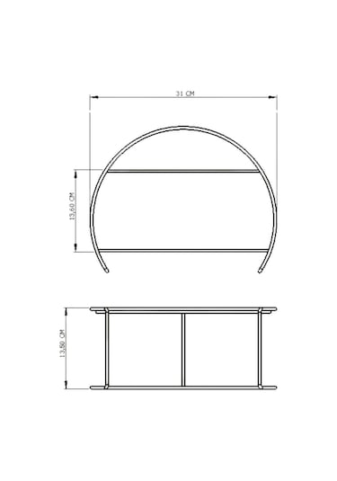 Gümüş Sunumluk 2'li Büyük Boy Metal Sunumluk Hediyelik Dekorasyon İkramlık / Kırmızı Pleksi / Paslanmaz