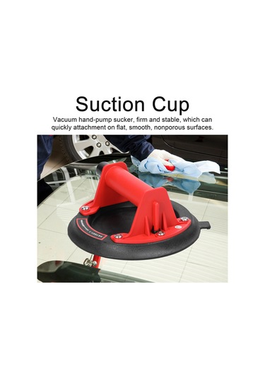 Moveevo 200mm Çaplı Vakum Sünger, Cam/seramik/mermer İçin, 100kg Yük Taşıma Kapasitesi, Basma İşlemi, Hava Salma Düğmesi, Karton Paket