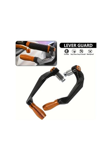 Dashanshop Turuncu Cnc Motosiklet Fren Kolçak Koruması Düşmeye Karşı Koruma
