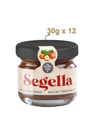 Segella Kakaolu Fındık Kreması 12 x 30 G