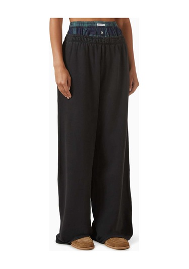 Acne Studios Double - Waistband Boxer Sweatpants - Rahat Ve Şık Tasarım Siyah