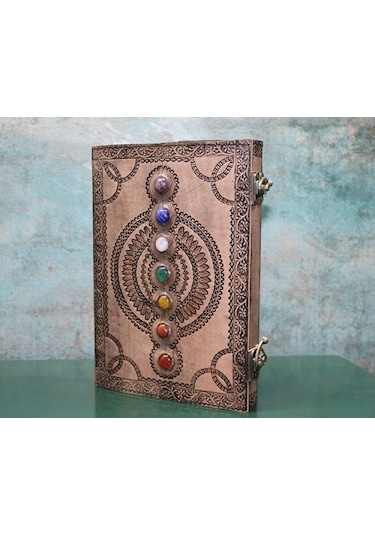 Büro Ev Ofis Hediyesi İçin Taşlı Stil Deri Defter 59620730