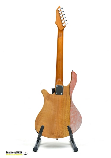 Elektro Gitar Custom Epoksi & Yıllanmış Ağaç Kişiye Özel Kırmızı