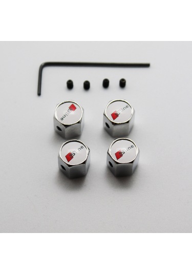 Ripido Audi S Line Sibop Kapağı Alyanlı Model Çalınmaya Karşı Gümüş