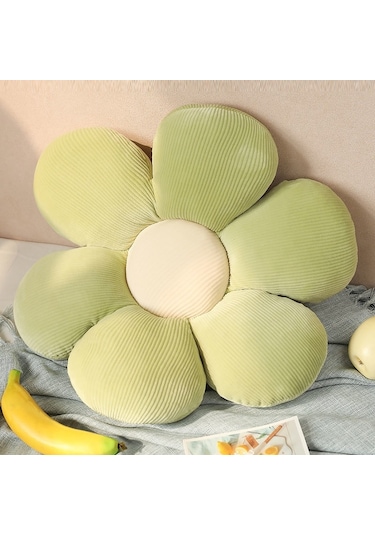 50cm Dolgulu Altı Yapraklı Çiçek Yastığı Çiçek Yastığı-pembe 003