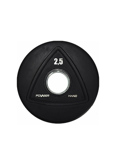 Powerhand Profesyonel Kauçuk Kaplı Olimpik Plaka 2.5 KG
