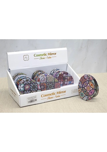 Taşlı El Aynası Oval İnce Alk3761 Diğer