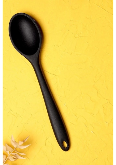 Arow Silikon Servis Kaşığı 27 Cm - Siyah - Pm-522