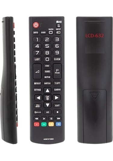 LG Uyumlu Rm-l1162c Kumanda - Lcd-632-9092458729542