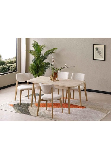 Hope Ortadan Açılır Mutfak Masası 75x120 Cm