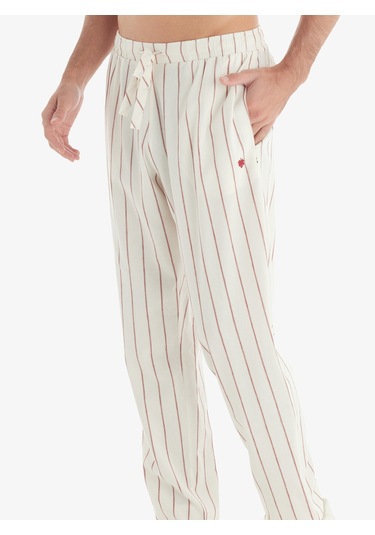 Blackspade Erkek Pantolon 40722 - Bordo Çizgili Bordo