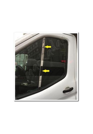 Ford Transit Krom Kelebek Cam Direği 2014 Sonrası 2 Parça  Paslanm
