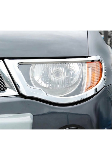 Mitsubishi L200 Far Çerçevesi Seti 2007 - 2015 Krom
