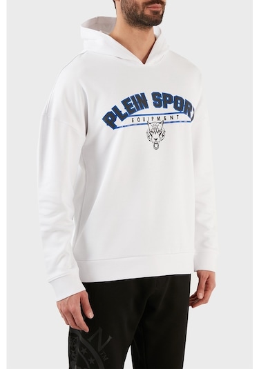 Plein Sport Erkek Sweat Fıps21901 Beyaz