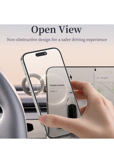 Rock Ram0037 Araba Manyetik Katlanabilir Telefon Tutucu Siyah