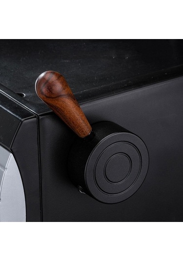 Trendooze Espresso Makinesi Siyah Buhar Kolu, Sağlam Anahtar Düğmesi Siyah