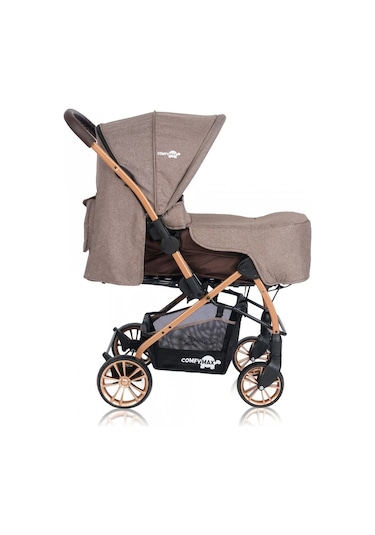 2-way Çift Yönlü Bebek Arabası Wood Brown