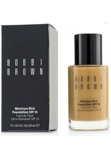 Bobbi Brown Moisture Rich Fondöten Spf15 - 4.5 Warm Natural