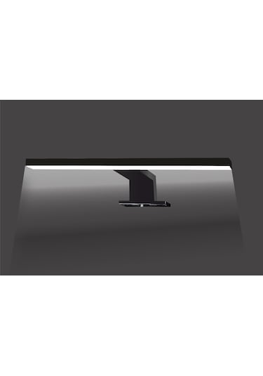 Meriç Dekoratif Led Banyo Aplik 30cm Siyah - 3000k Gün Işığı Siyah