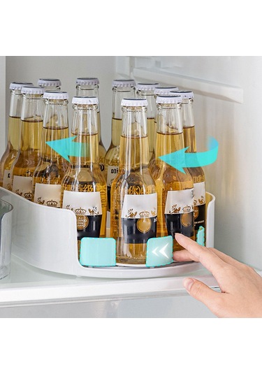 Suntek Turntable Organizasyon Çok Hamlı Baharat Rafı Kabine Beyaz