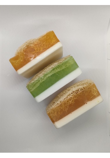 Doğal Kabak Lifli Ballı Eşek Sütü + Keçi Sütü + Aloe Vera 3'lü Sa