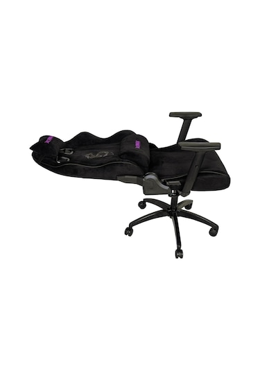 Rio Black Balerion Komple Baby Face Terletmez Kumaş Siyah/mor Profesyonel Oyuncu Koltuğu
