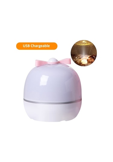 Maoyaya Usb Şarjlı Led Gece Lambası & Yıldız Projeksiyonu: Müzik Kutusu Ve Bluetooth&gt