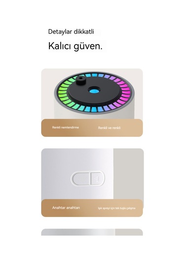 Lyon Yıldızlı Gökyüzülüm Baş Sallayan Kafa Nemlendirici Pembe