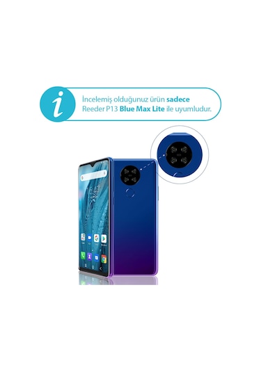 Bufalo Reeder P13 Blue Max Lite Ekran Koruyucu Flexiglass Nano